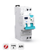 TOSMR1 Zigbee Type A Smart FI/LS-Schalter 2P (Fehlerstrom-Schutzschalter mit Überstromschutz) | Automatische Wiedereinschaltfunktion, Fernsteuerung, Echtzeit-Stromverbrauchsmonitor, Zeitmodi | Fehlerstromschutz 30mA, 20A/40A Tuya/Smart Life APP TONGOU